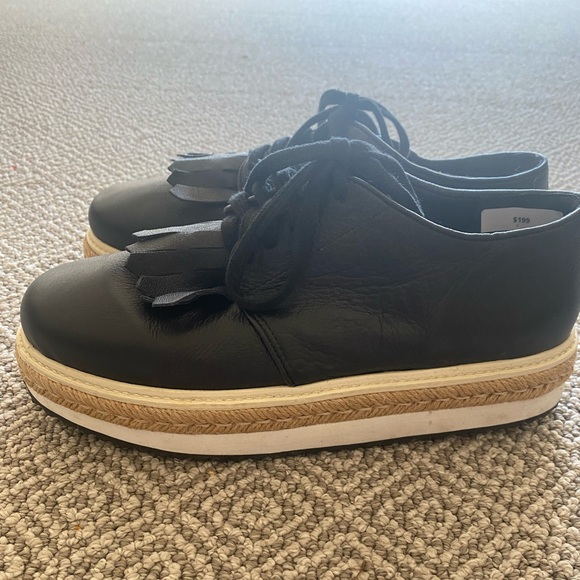 leather tassel platform loafers - Picture 4 of 5